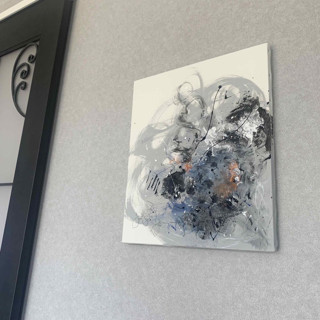 現代アート 45.5×38㎝ 大きめ モダン アートパネル インテリア 抽象画