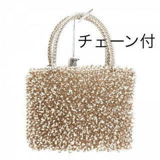 アンテプリマワイヤーバッグ(ANTEPRIMA/WIREBAG)のアンテプリマ ANTEPRIMA  ワイヤー ゴールド ミニバッグ　チェーン付(ショルダーバッグ)