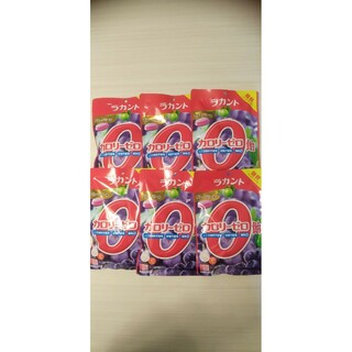 サラヤ(SARAYA)の025　ラカント カロリーゼロ飴 ブルーベリー味 60g 6袋セット(菓子/デザート)