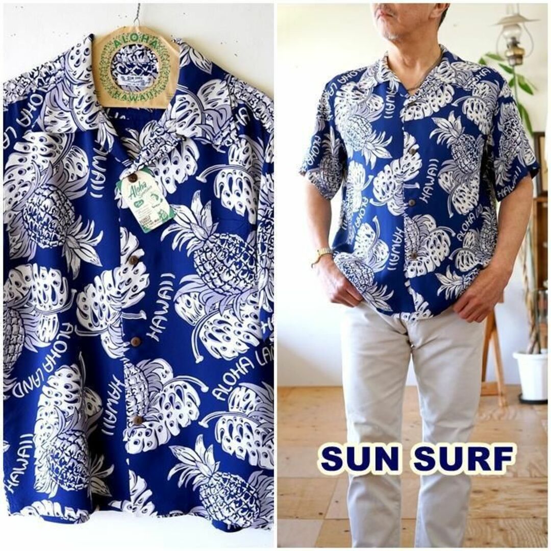 Sun Surf - SUNSURF サンサーフ 東洋 ハワイアン アロハシャツ 39015 M