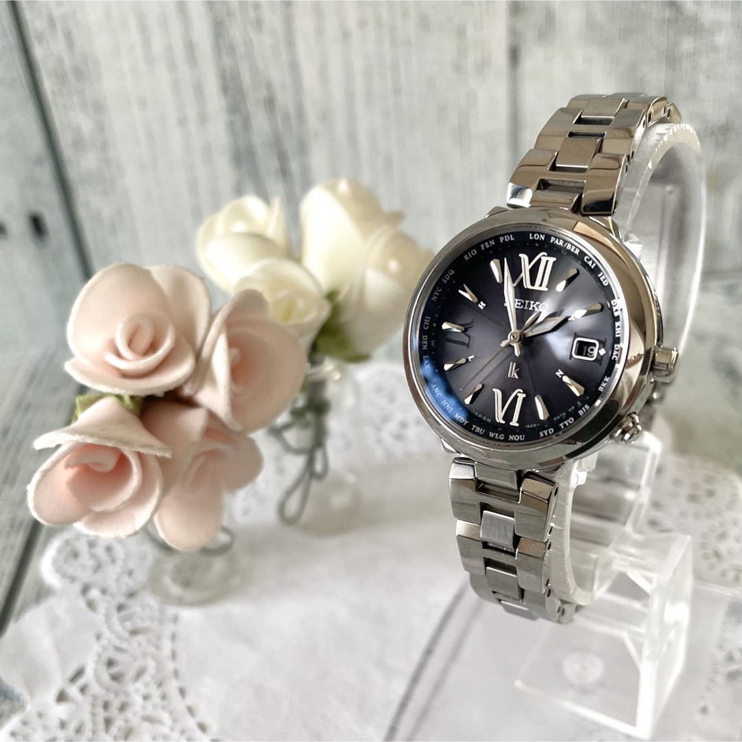 SEIKO - 【美品】SEIKO ルキア 腕時計 1B25-0AL0 ブラック 電波