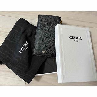 セリーヌ(celine)のCELINE セリーヌ　ジップ付きコンパクト カードホルダー(パスケース/IDカードホルダー)