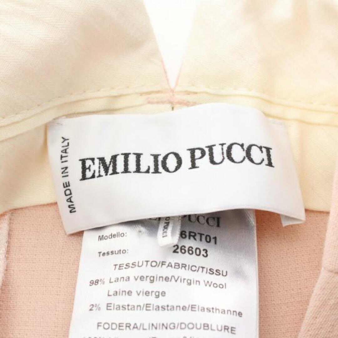 EMILIO PUCCI(エミリオプッチ)の センタープレス パンツ ウール ライトピンク レディースのパンツ(その他)の商品写真