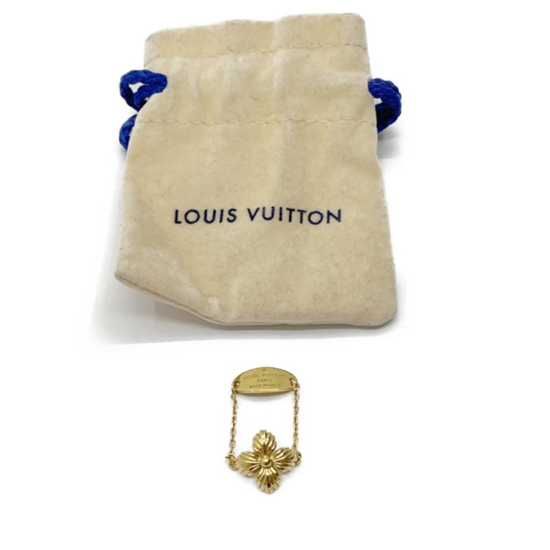 ◆◆LOUIS VUITTON ルイヴィトン セット3 バーグ・ブルーミングストラス　モノグラムフラワーゴールドメタルチェーンリングのみ　16号 M68377 ゴールド