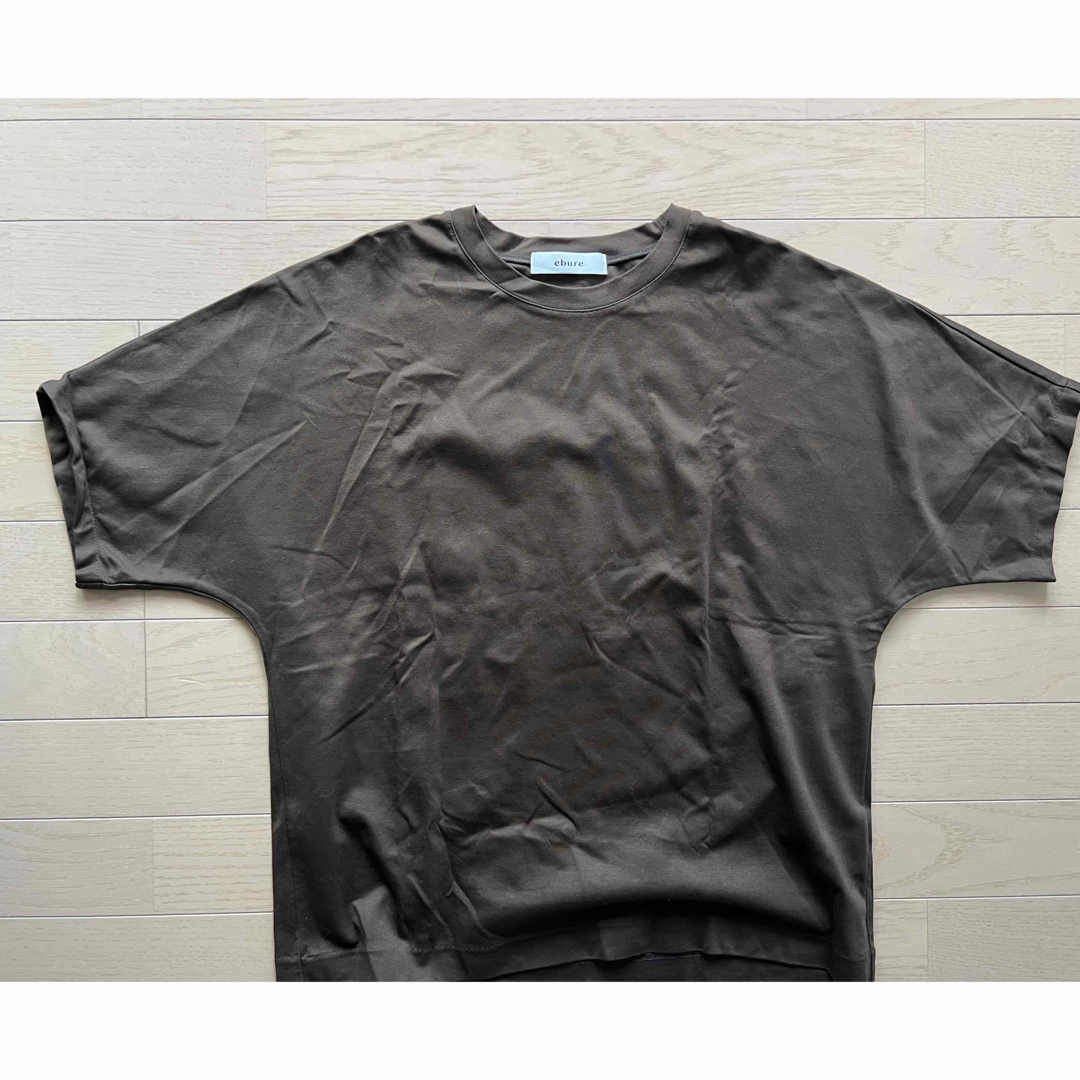 ebure(エブール)のebure エブール クルーネックTシャツ レディースのトップス(Tシャツ(半袖/袖なし))の商品写真