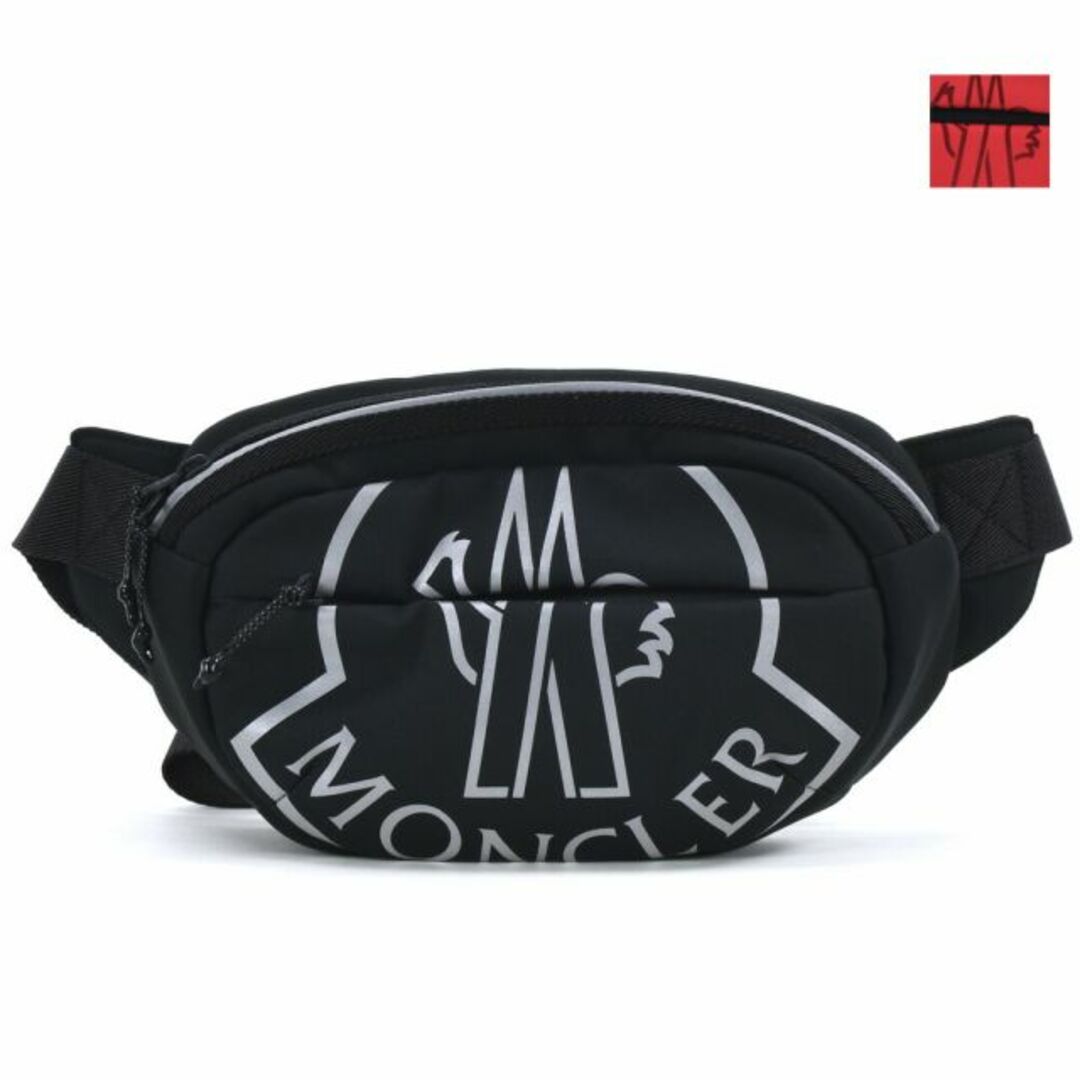 【BLACK】モンクレール MONCLER ボディバッグ メンズ ウエストバッグ ベルトバッグ カバン バッグ ブラック レッド 黒 赤 CUT BELT BAG【送料無料】