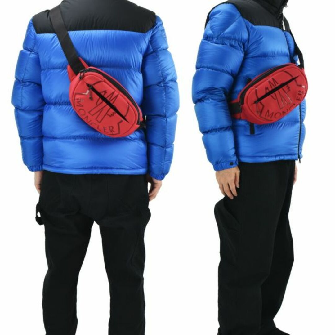 MONCLER - 【RED】モンクレール MONCLER ボディバッグ メンズ MONCLER - 【RED】モンクレール MONCLER ボディバッグ メンズ