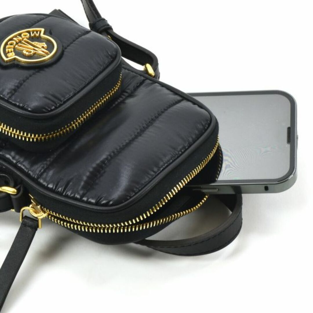 MONCLER - 【BLACK】モンクレール MONCLER キリア2 ショルダー MONCLER - 【BLACK】モンクレール MONCLER キリア2 ショルダー