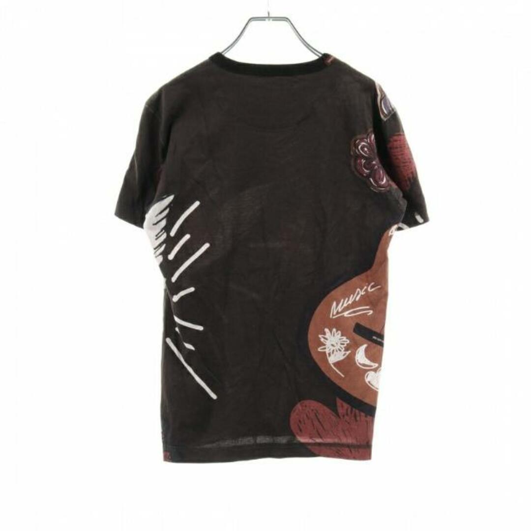 DOLCE&GABBANA(ドルチェアンドガッバーナ)の Tシャツ ブラック マルチカラー レディースのトップス(Tシャツ(半袖/袖なし))の商品写真