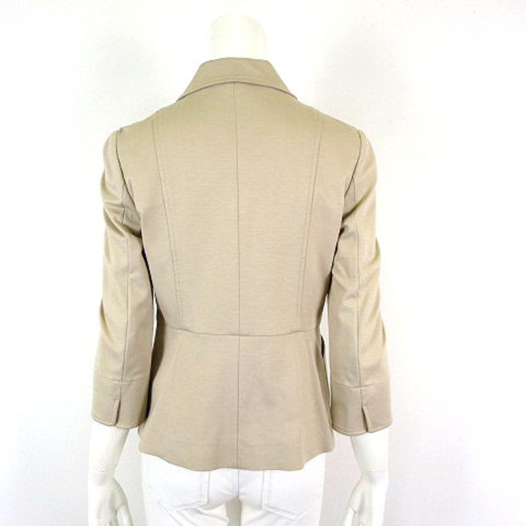 MICHEL KLEIN ミッシェルクラン ジャケット ストレッチ 7分袖 M 38 ベージュ 美品の通販 by ベクトル ラクマ店| ミッシェルクランならラクマ MICHEL KLEIN ミッシェルクラン ジャケット テーラード ベージュ