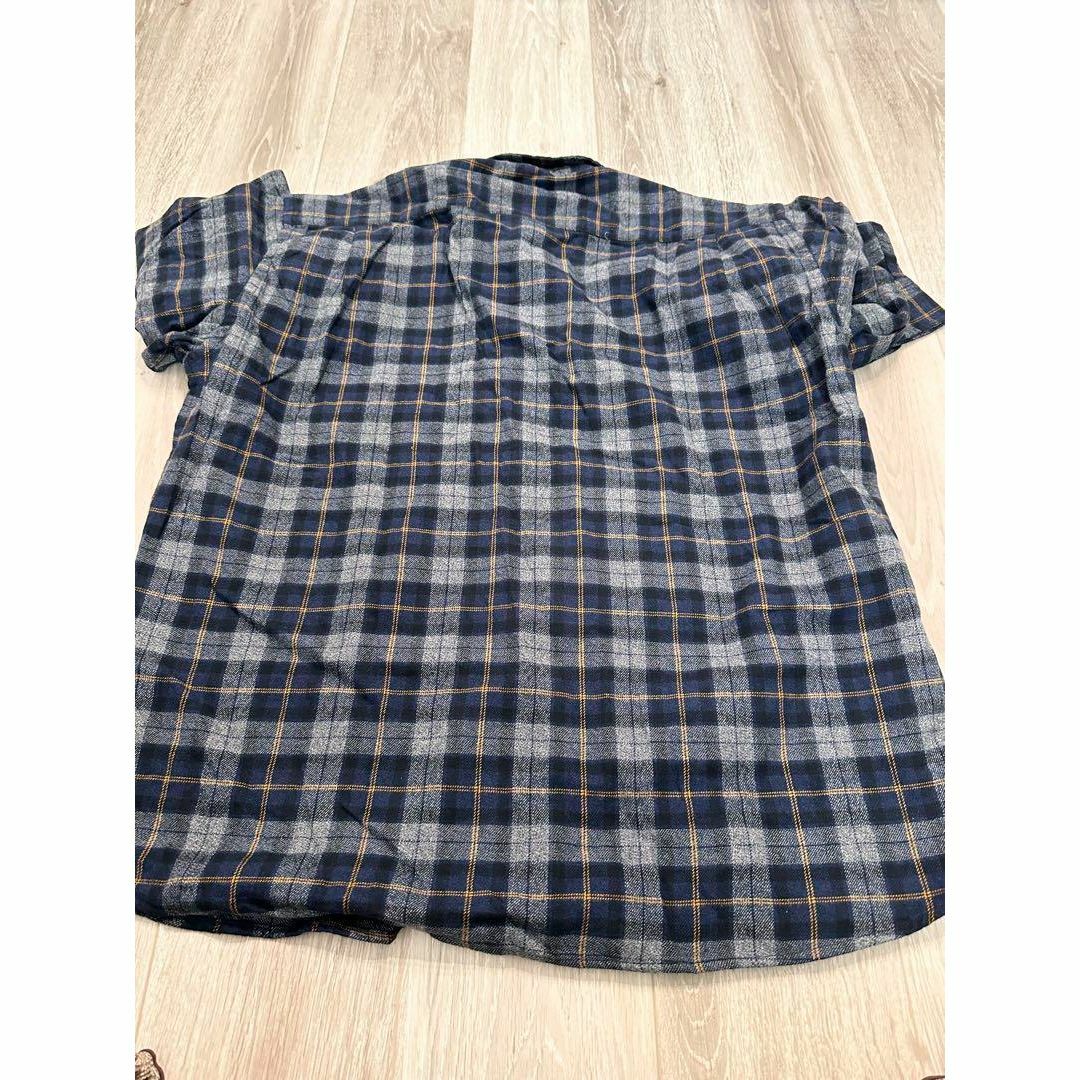 【美品】長袖　チェックシャツ　XL ネルシャツ　アメカジ　セット　古着　335 メンズのトップス(Tシャツ/カットソー(七分/長袖))の商品写真