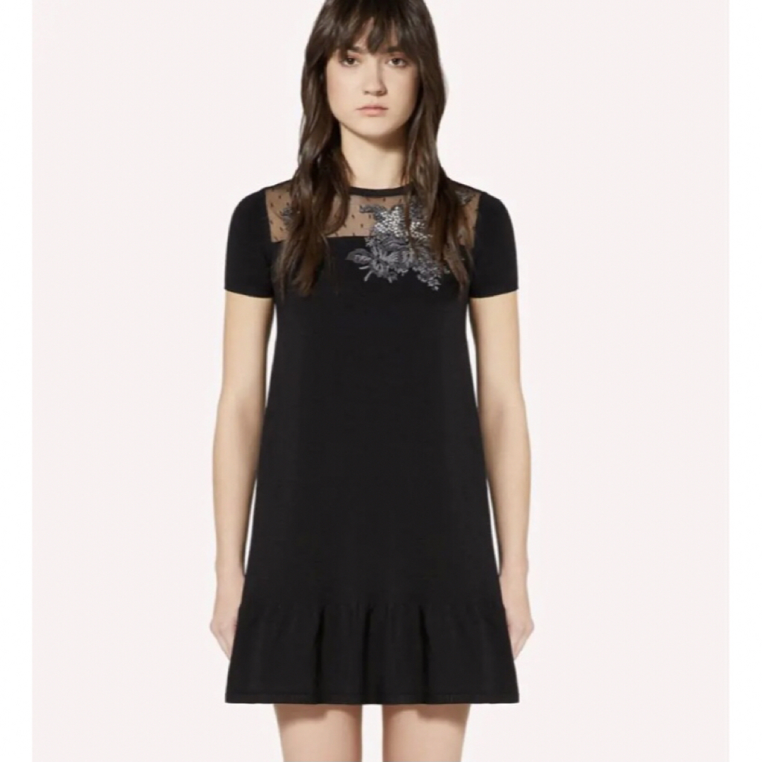 RED VALENTINO - 新品 redvalentino ワンピース ドレス 花柄 フラワー