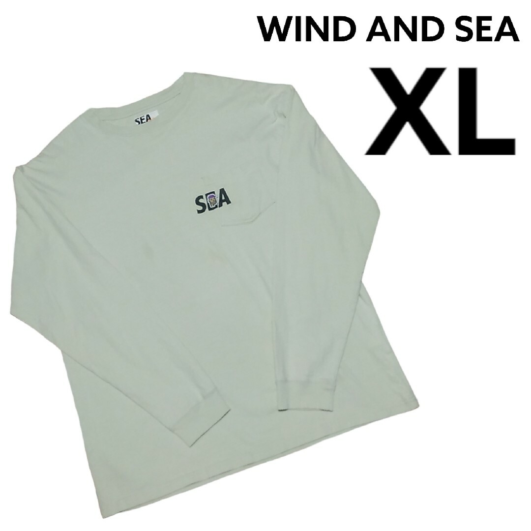 ☆WIND AND SEA☆ シャツ ロンT 両面プリント 希少デザイン XLトップス