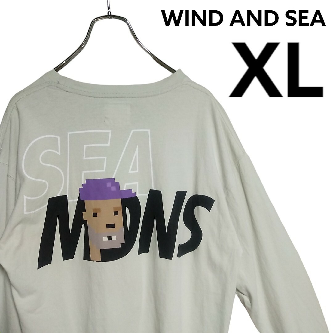 ☆WIND AND SEA☆ シャツ ロンT 両面プリント 希少デザイン XLトップス