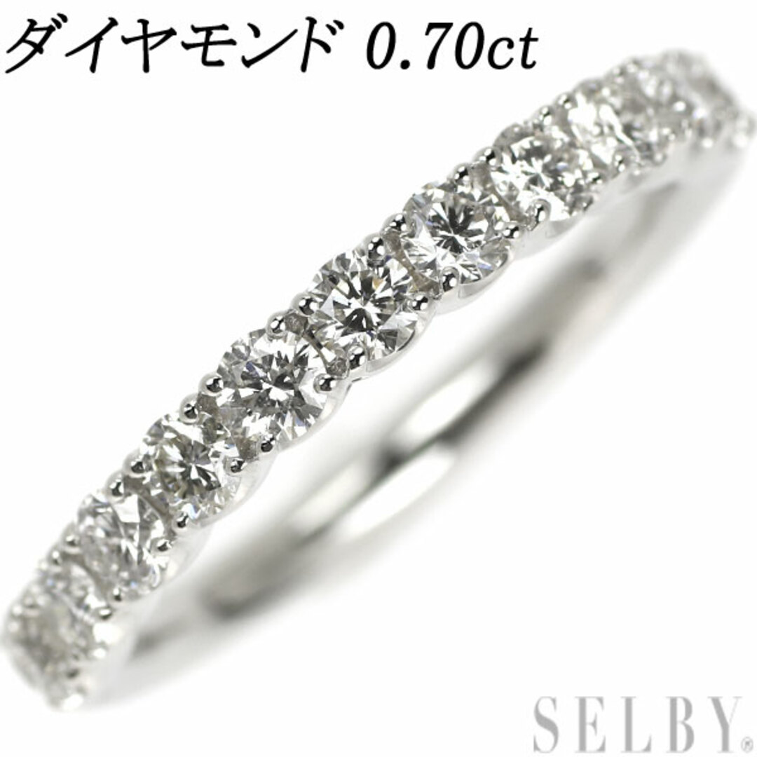 Pt950 ダイヤモンド リング 0.70ct ハーフエタニティ - nayaabhaandi.com