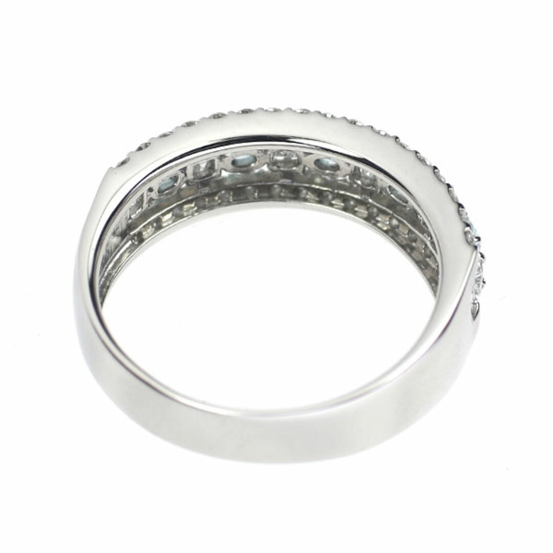 希少 Pt900 パライバトルマリン ダイヤモンド リング 0.21ct D0.58ct
