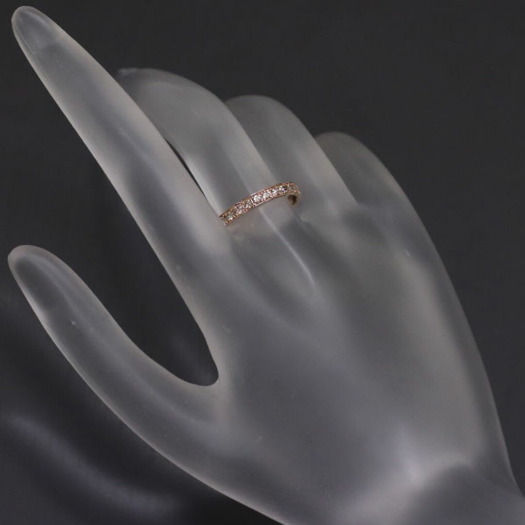 K18PG ダイヤモンド リング 0.30ct ハーフエタニティ レディースのアクセサリー(リング(指輪))の商品写真