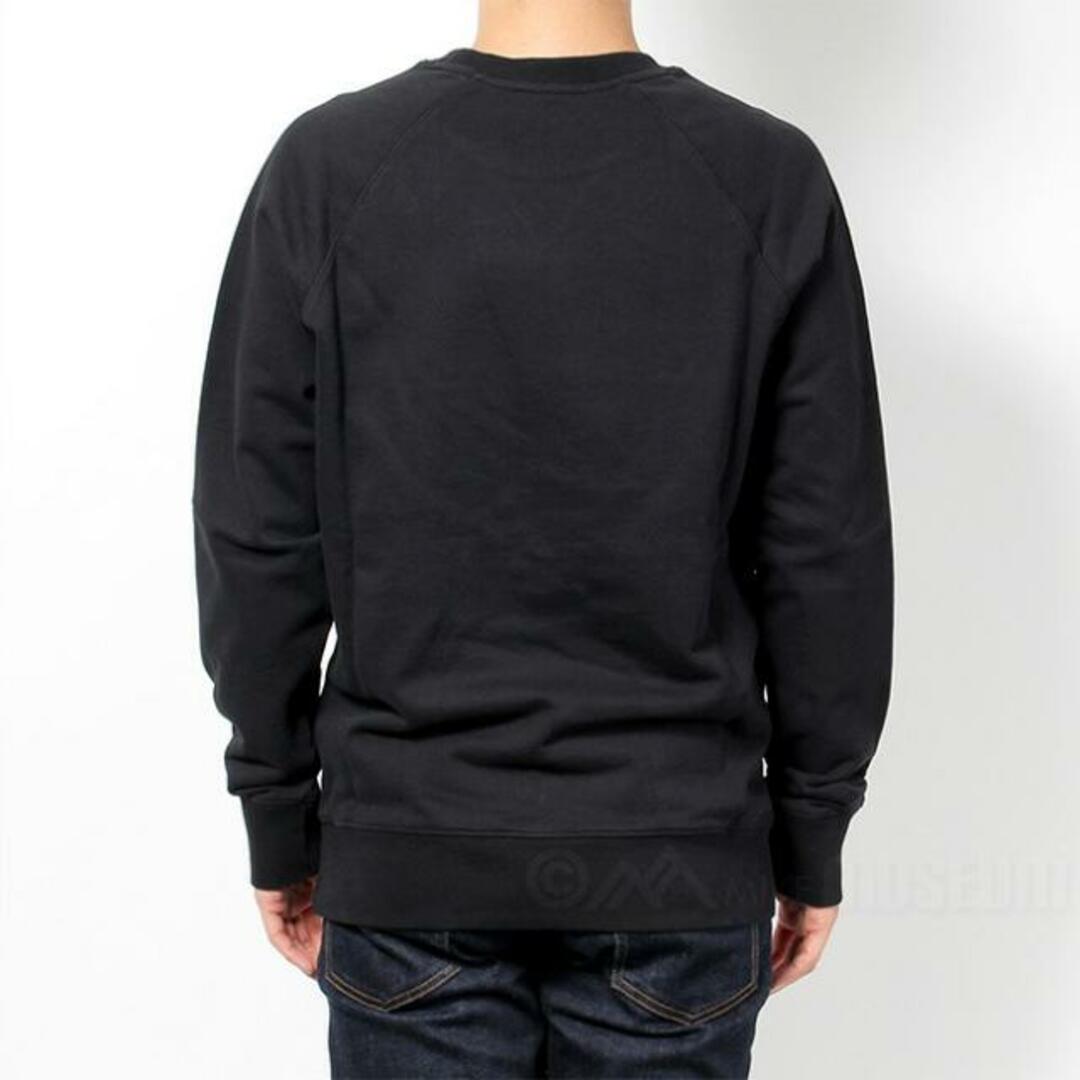 【新品未使用】 MAISON KITSUNE メゾンキツネ スウェット トレーナー GREY FOX HEAD PATCH CLASSIC SWEATSHIRT GM00333KM0002 【Lサイズ/BLACK】