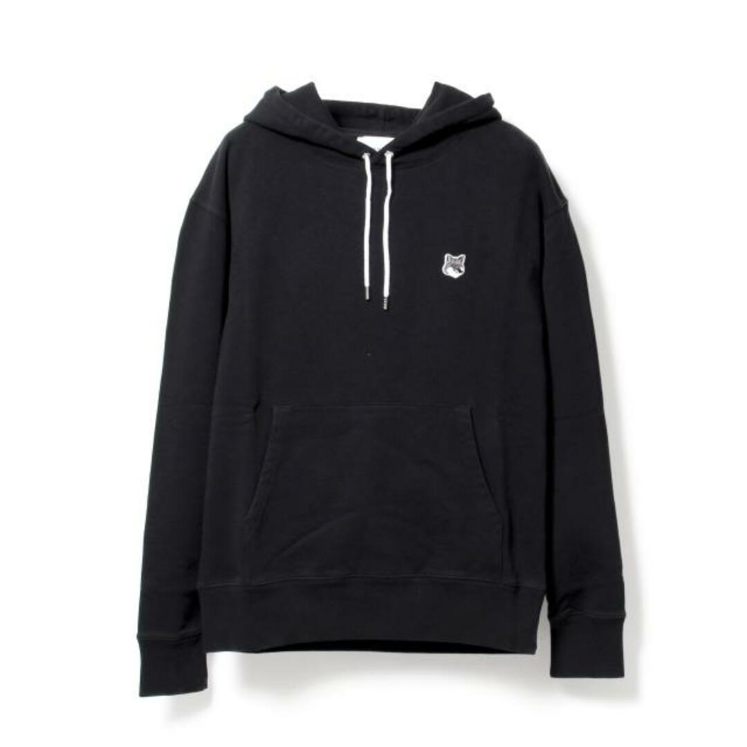 【新品未使用】 MAISON KITSUNE メゾンキツネ パーカー フーディー GREY FOX HEAD PATCH CLASSIC HOODIE GU00335KM0002 【Lサイズ/BLACK】