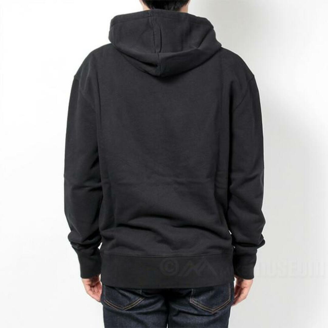 【新品未使用】 MAISON KITSUNE メゾンキツネ パーカー フーディー GREY FOX HEAD PATCH CLASSIC HOODIE GU00335KM0002 【Lサイズ/BLACK】