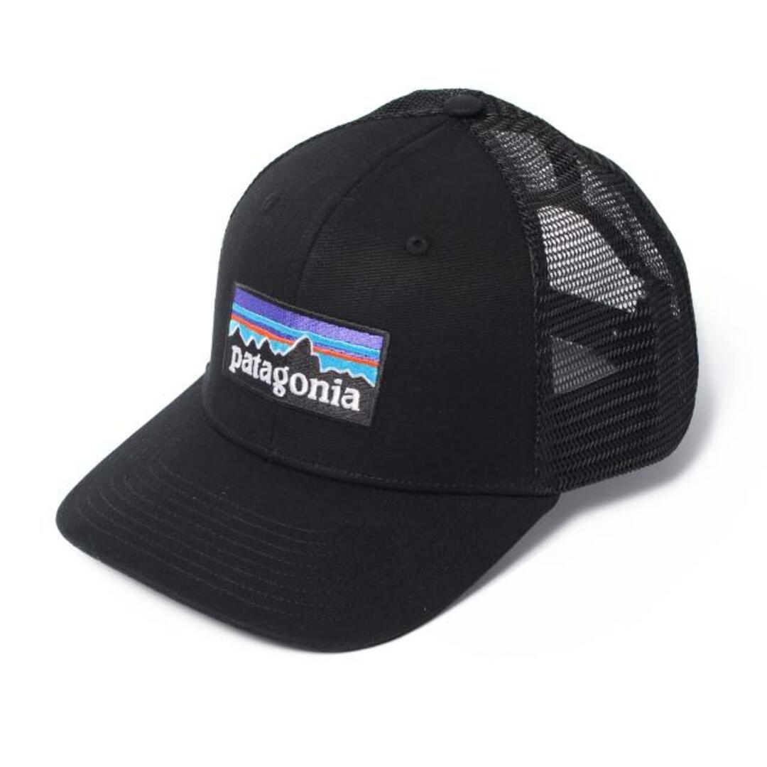 【新品未使用】 patagonia パタゴニア メッシュキャップ 帽子 ロゴ トラッカー ハット P-6 Logo Trucker Hat 38289 【BLACK】