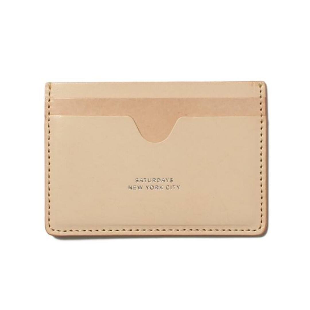 【新品未使用】 サタデーズサーフニューヨークシティー SATURDAYS NYC カードホルダー レザー Ryan RAW VEGETABLE TAN AA0023RY01 【RAW VEGETABLE TAN】