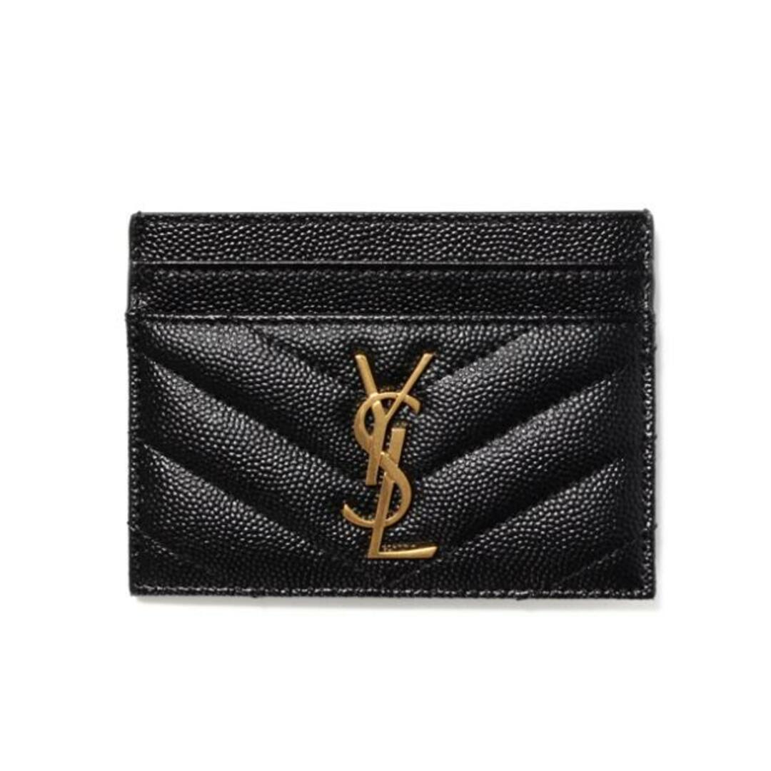 【新品未使用】 サンローラン パリ SAINT LAURENT PARIS ミニ 財布 カードホルダー YSL CREDIT CARD HOLD レザー 423291BOW01