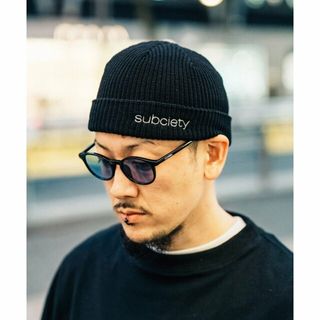 サブサエティ(Subciety)の【BLACK】LOW WATCH(ニット帽/ビーニー)