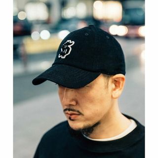 サブサエティ(Subciety)の【BLACK】CORDUROY LOW CAP(キャップ)