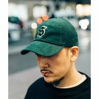 サブサエティ(Subciety)の【GREEN】CORDUROY LOW CAP(キャップ)