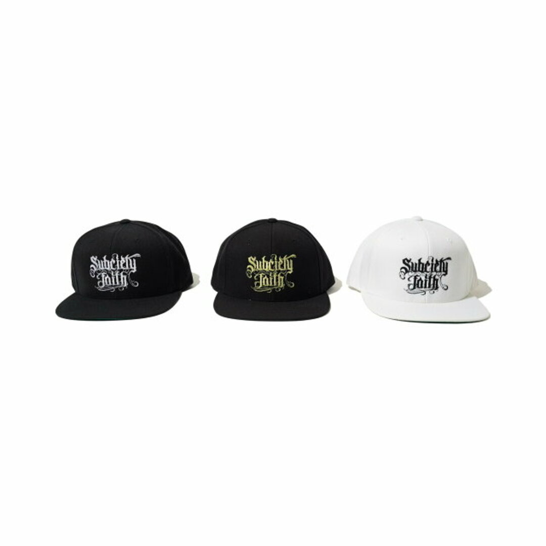 Subciety(サブサエティ)の【BLACK/WHITE】【FREE】SNAP BACK CAP-faith- レディースの帽子(キャップ)の商品写真