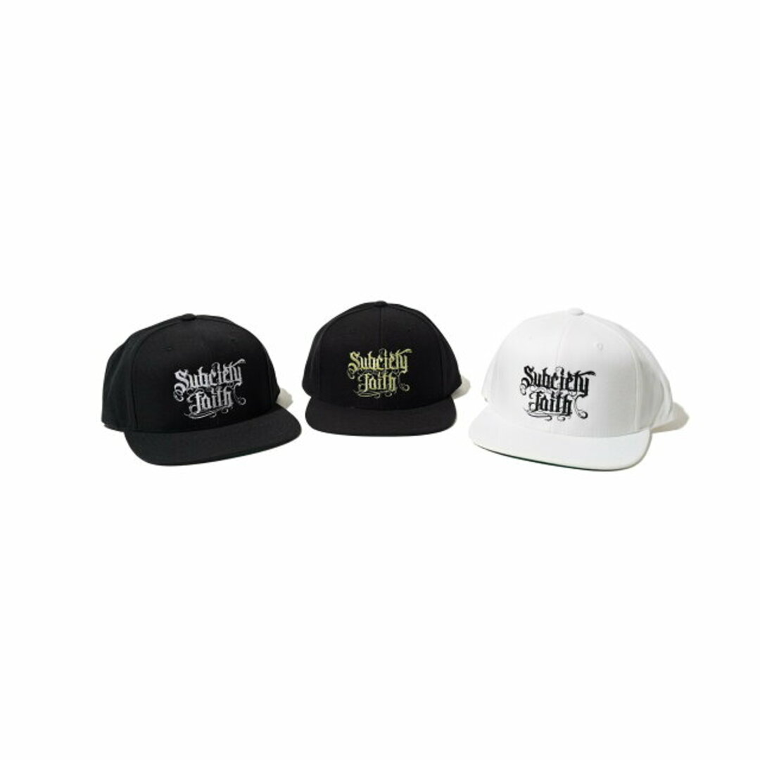 Subciety(サブサエティ)の【BLACK/WHITE】【FREE】SNAP BACK CAP-faith- レディースの帽子(キャップ)の商品写真