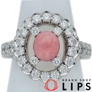 ミキモト(MIKIMOTO)のミキモト コンクパールダイヤリング  D:1.24ct(#13)(#13 幅:約0.3～1.7cm) Pt950 仕上げ済 美品【中古】(リング(指輪))