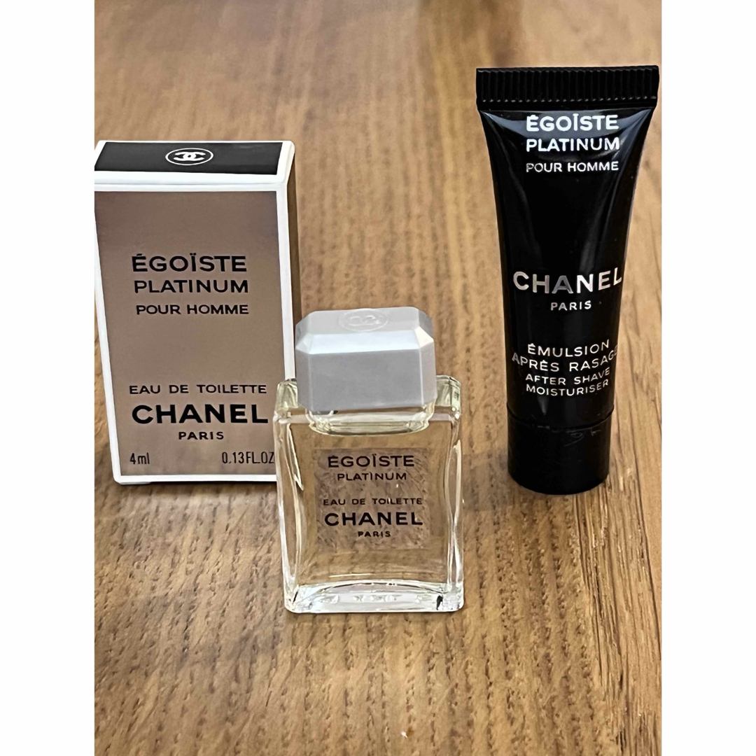 CHANEL(シャネル)のCHANEL EGOISTE PLATINUM オードトワレ、ローション　セット コスメ/美容の香水(ユニセックス)の商品写真