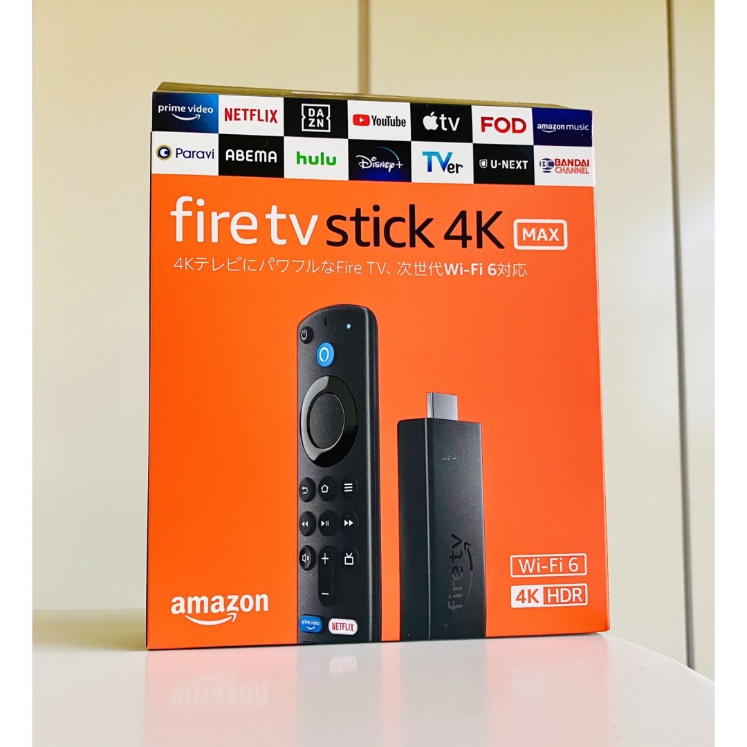 Amazon(アマゾン)の新品未開封⭐️fire tv stick  4K MAX エンタメ/ホビーのエンタメ その他(その他)の商品写真