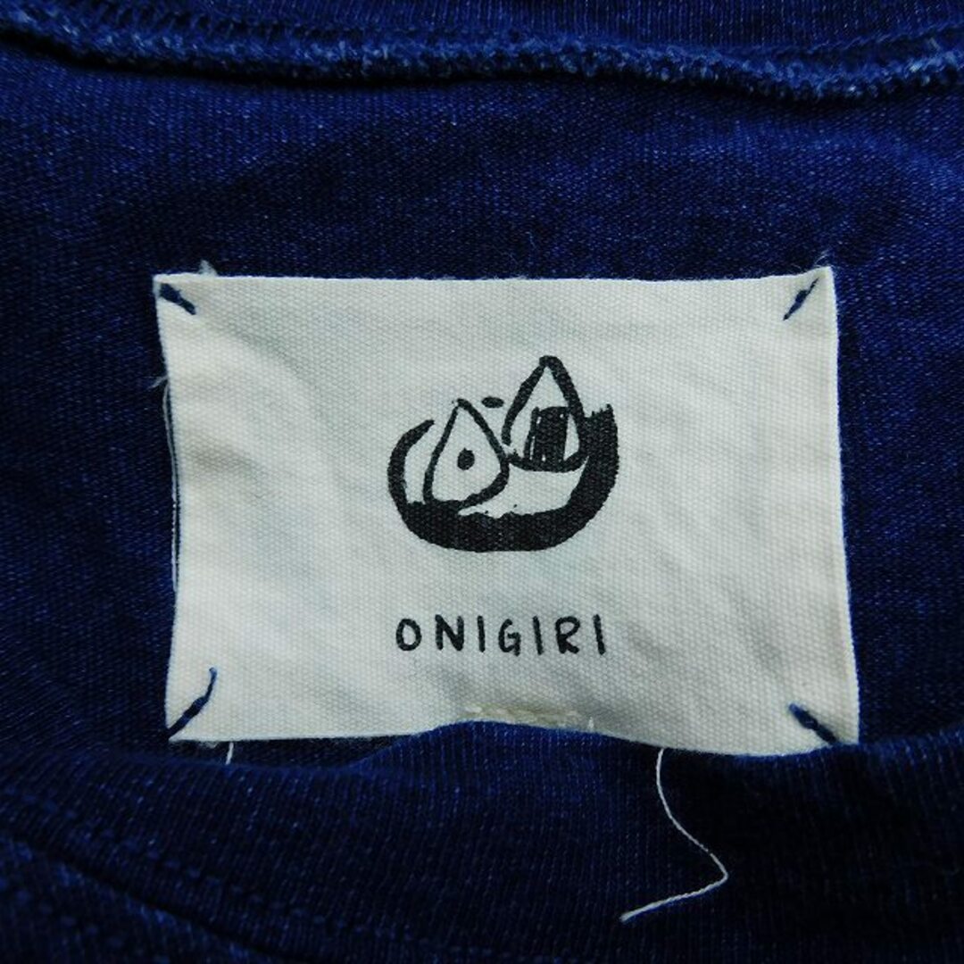 other(アザー)のONIGIRI デニム Tシャツワンピース コットン 半袖 ミモレ丈 7 青 レディースのワンピース(ロングワンピース/マキシワンピース)の商品写真