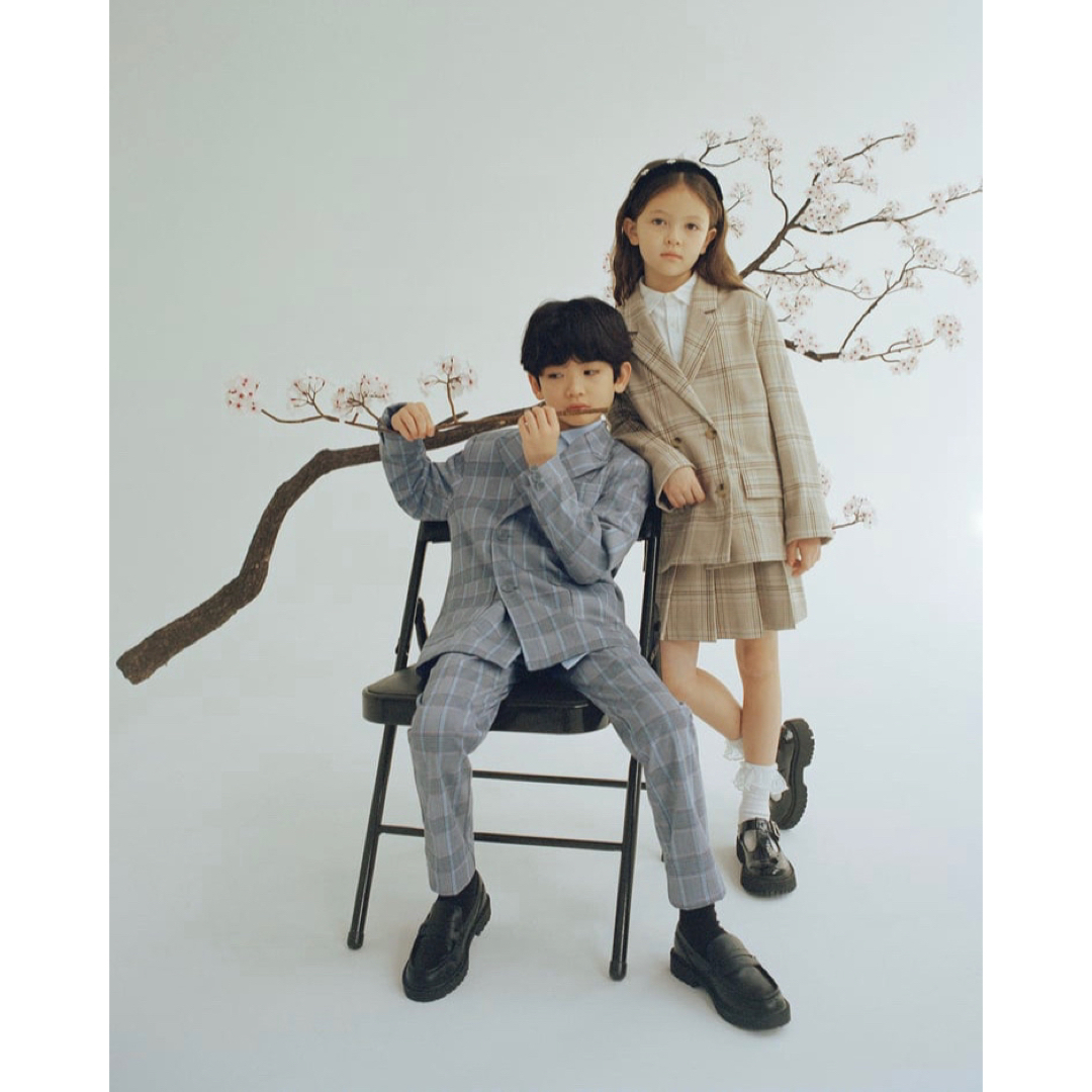 ZARA KIDS - ZARAKIDSザラ*チェックスーツ上下セット*ジャケット ZARA KIDS - ZARAKIDSザラ*チェックスーツ上下セット*ジャケット