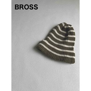 ブロス(BROS)のヨッチム様専用　BROSS  ボーダー　ニット帽(ニット帽/ビーニー)