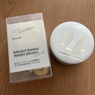 SHIKARI 洗顔　ブラシセット未使用品(洗顔ネット/泡立て小物)
