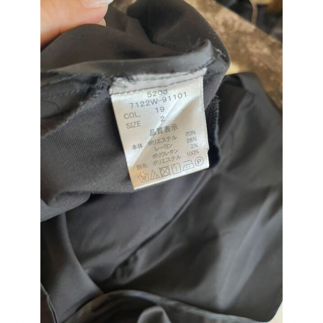 Delyle(デイライル)のデイライル トレンチコート ロングコート 春 秋 ブラック レディース レディースのジャケット/アウター(ロングコート)の商品写真