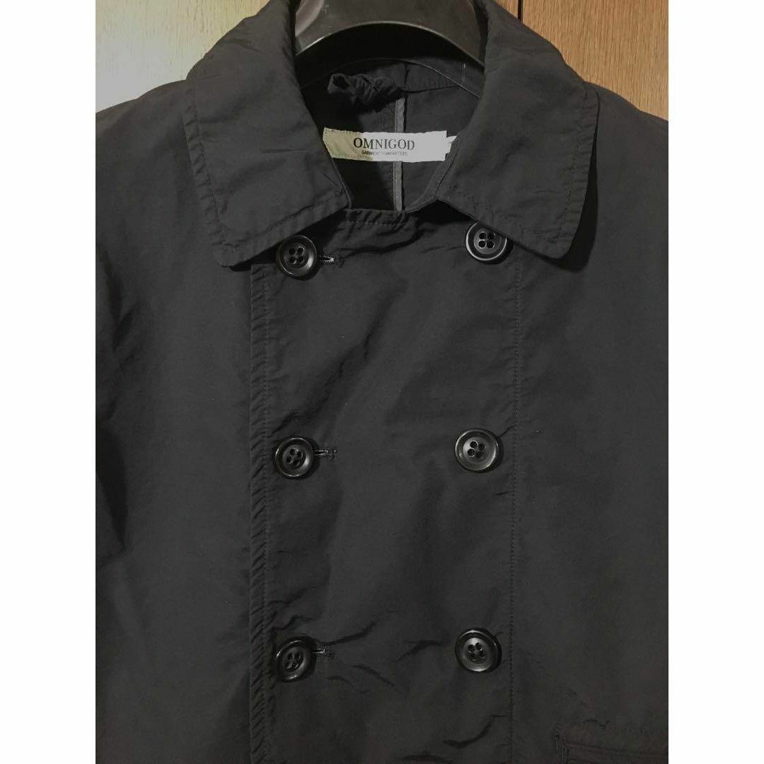 OMNIGOD トレンチコート黒3 メンズのジャケット/アウター(トレンチコート)の商品写真
