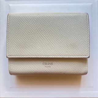 セリーヌ(celine)のセリーヌ  ミニ財布　白 ホワイト(財布)