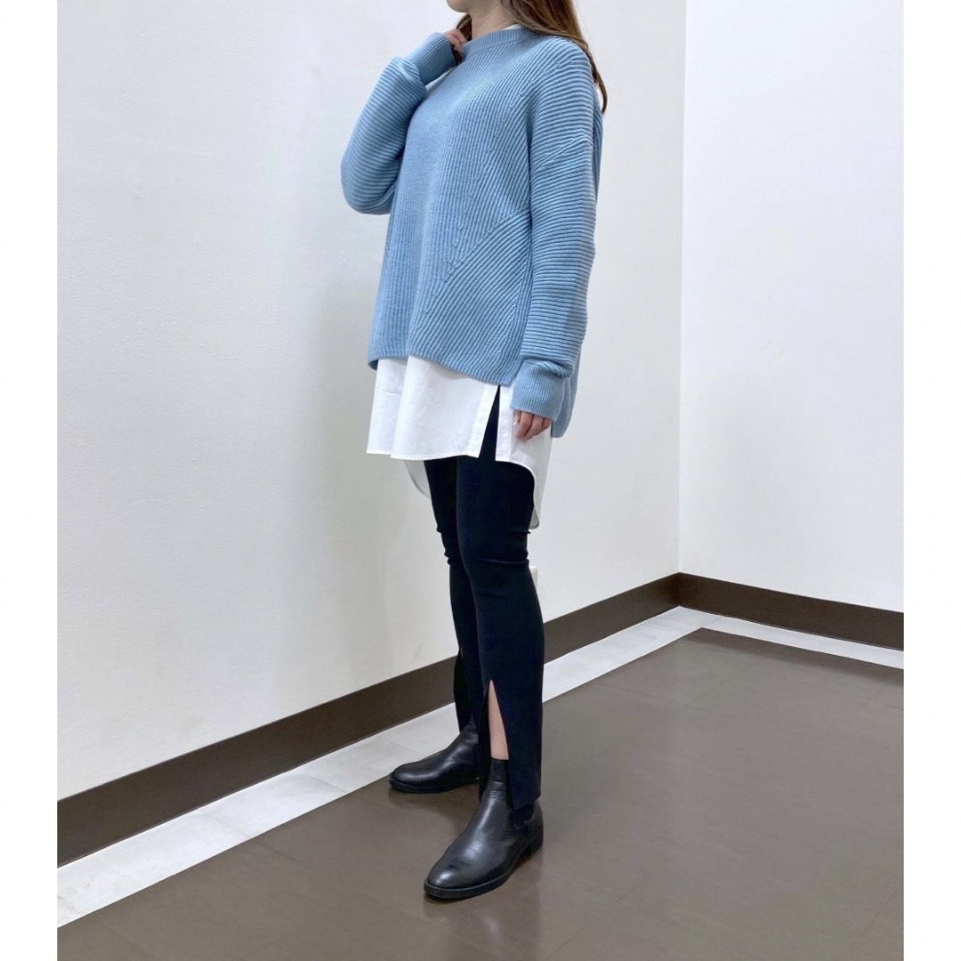 theory - 匿名発送 美品 theory WIDE NECK PO カシコットン サイズSの