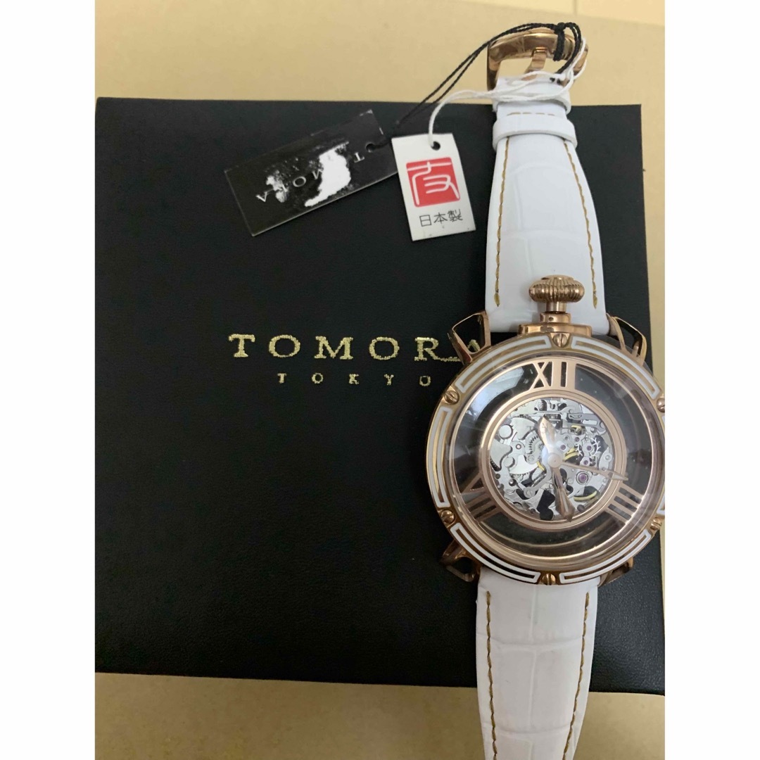 T-1607SB-WH2 TOMORA トモラ 腕時計 スケルトン 機械式 | www