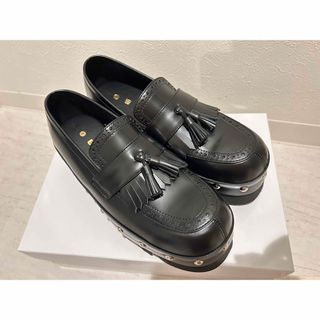 【モード】COMME des GARCONS 厚底 ローカットブーツ ローファー