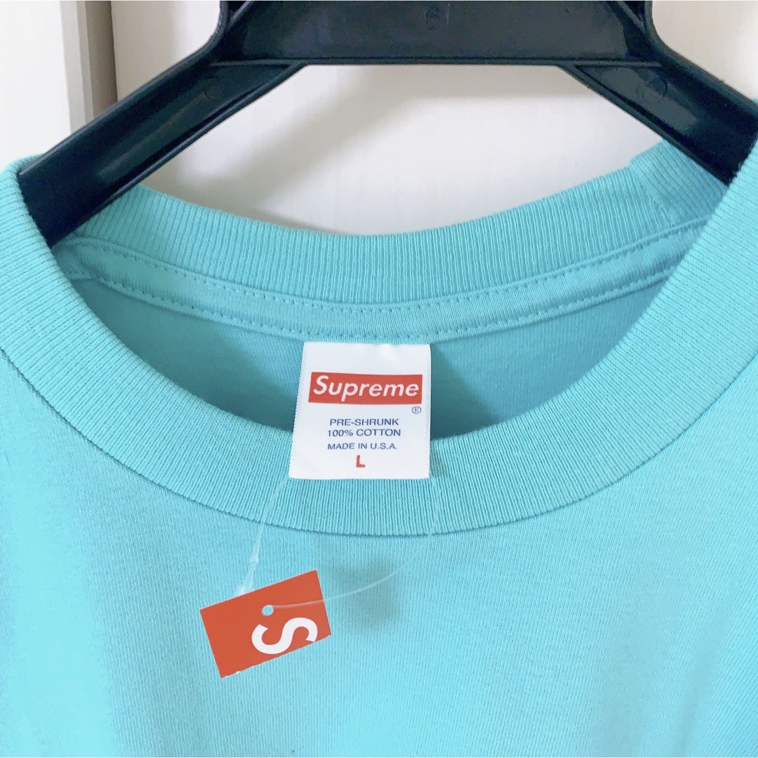 ★新品未使用 SUPREME Nas Tee Pale Blue Tシャツ水色