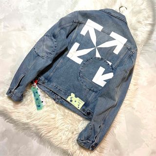 OFF-WHITE - 本物 新品 21SS オフホワイト ARROW 再構築 デニム