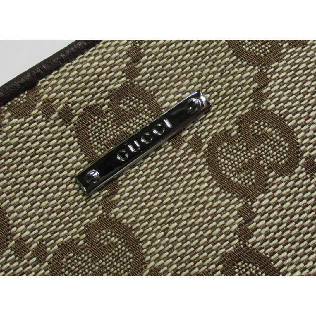 GUCCI - GUCCI シガレットケース ポーチ GGキャンバス レザー GUCCI - GUCCI シガレットケース ポーチ GGキャンバス レザー
