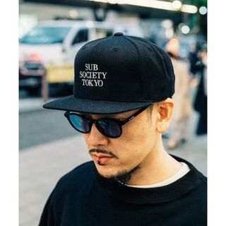 サブサエティ(Subciety)の【BLACK】SNAP BACK CAP-SOLID-(キャップ)