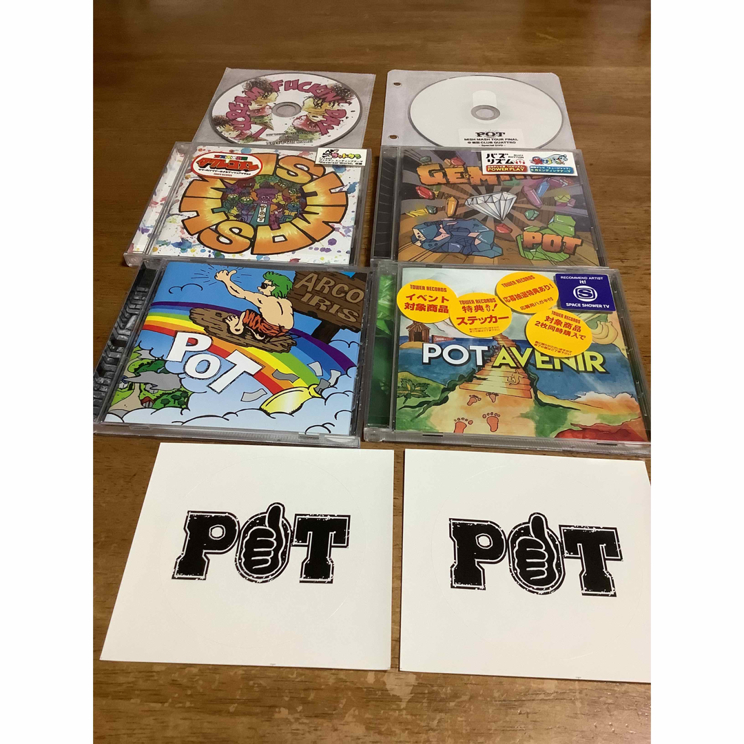 POT CD 4枚　DVD2枚　ステッカー　まとめ売り　非売品